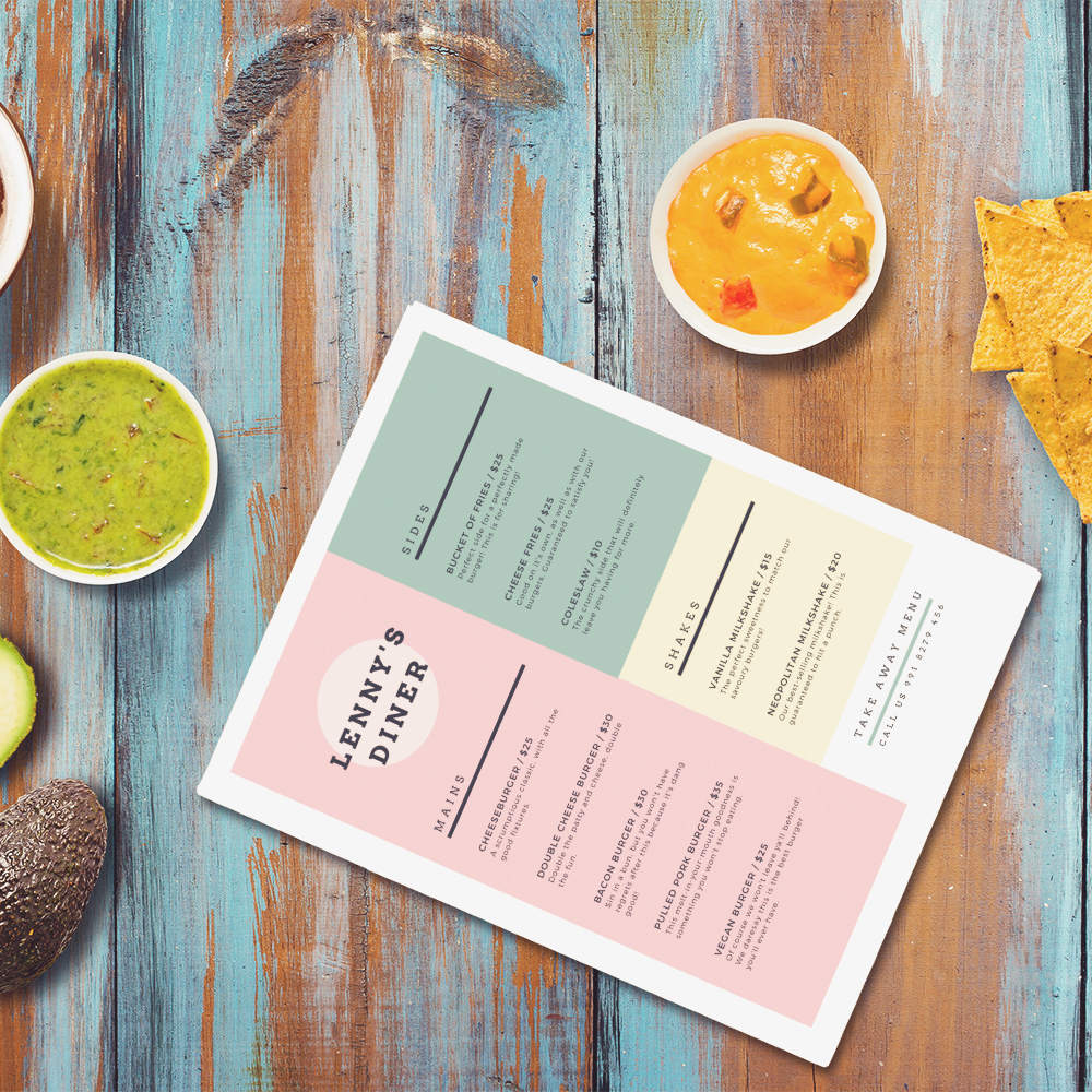 Take Out Menus